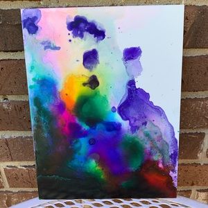 Small work of abstract art 9x12